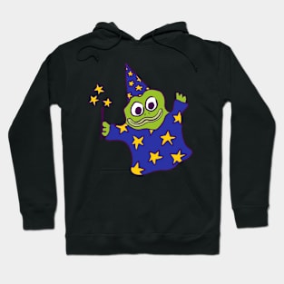 Froggy Wizard (blue) Hoodie